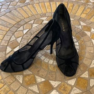 BCBGirls Black Net Heel